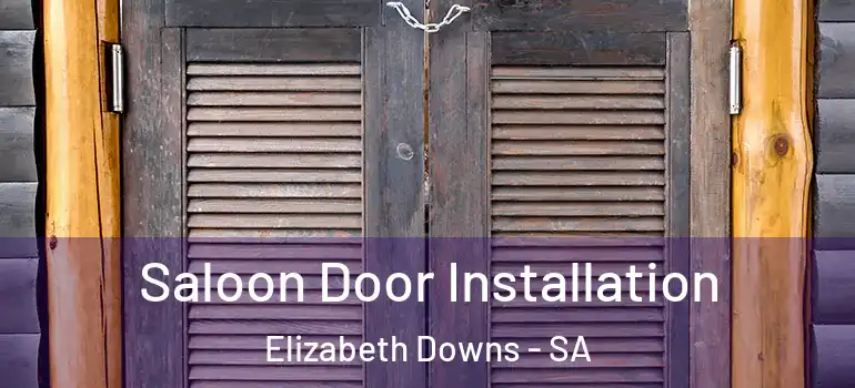 Saloon Door Installation Elizabeth Downs - SA