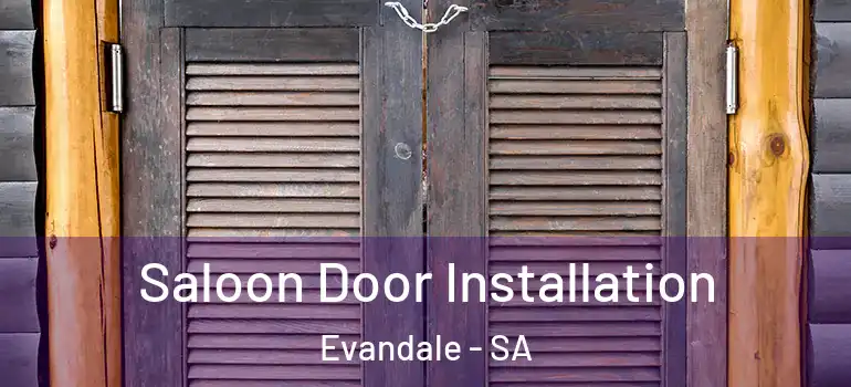 Saloon Door Installation Evandale - SA