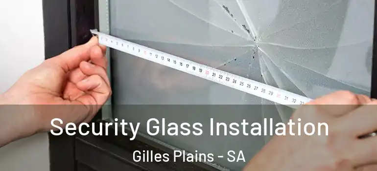 Security Glass Installation Gilles Plains - SA