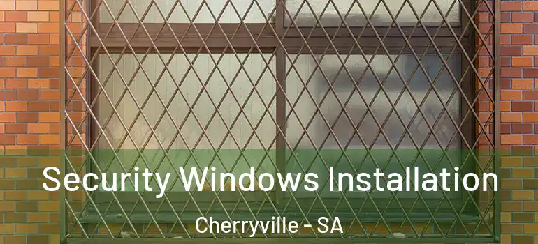Security Windows Installation Cherryville - SA