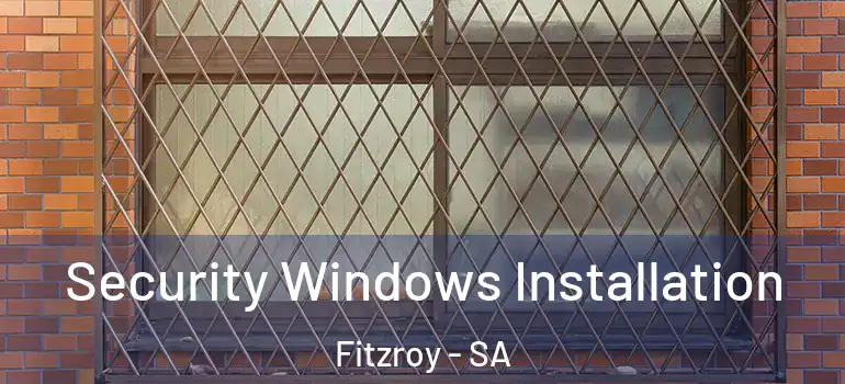 Security Windows Installation Fitzroy - SA