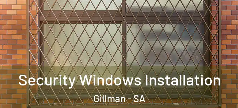 Security Windows Installation Gillman - SA