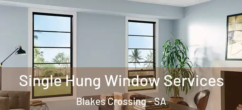  Single Hung Window Services Blakes Crossing - SA