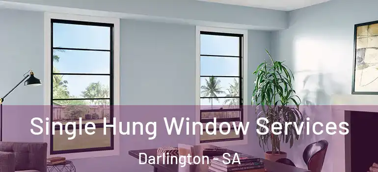  Single Hung Window Services Darlington - SA