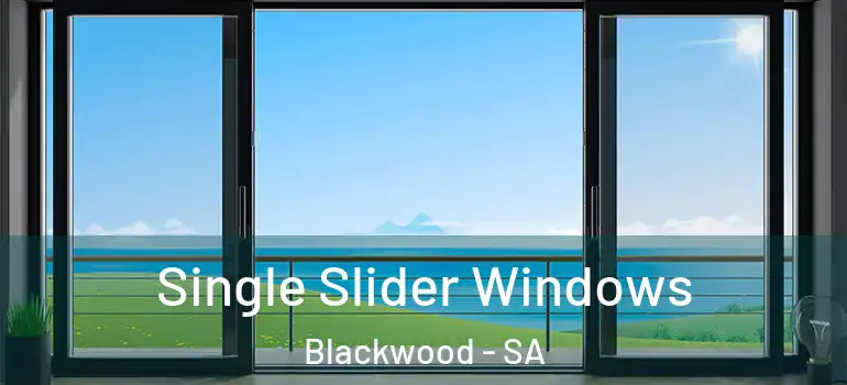  Single Slider Windows Blackwood - SA