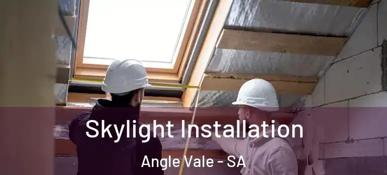 Skylight Installation Angle Vale - SA