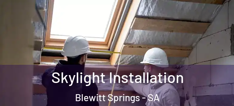 Skylight Installation Blewitt Springs - SA