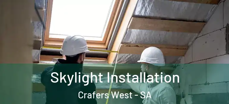Skylight Installation Crafers West - SA