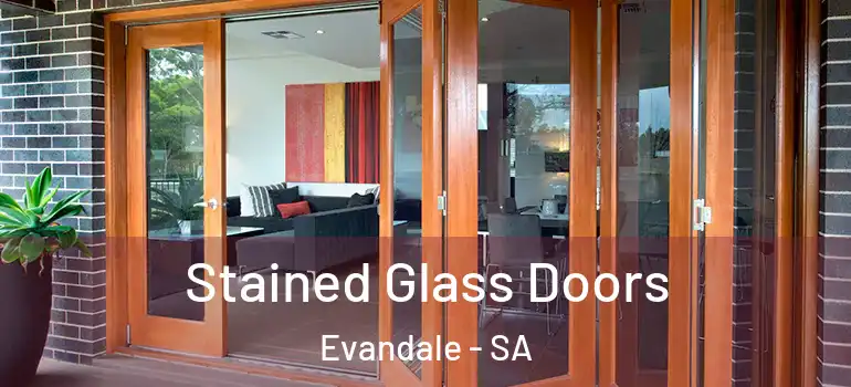 Stained Glass Doors Evandale - SA