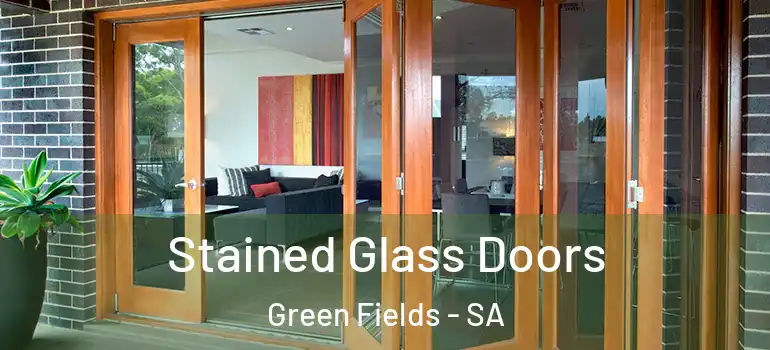  Stained Glass Doors Green Fields - SA