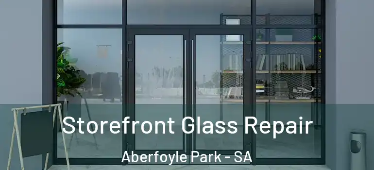 Storefront Glass Repair Aberfoyle Park - SA