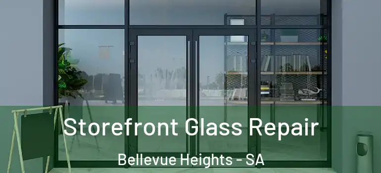 Storefront Glass Repair Bellevue Heights - SA