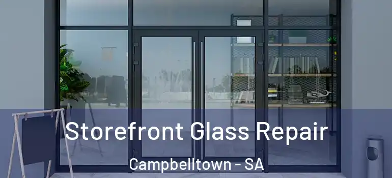 Storefront Glass Repair Campbelltown - SA