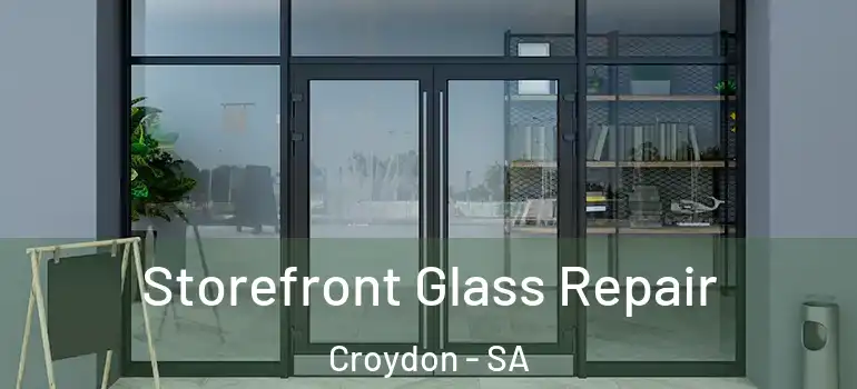 Storefront Glass Repair Croydon - SA