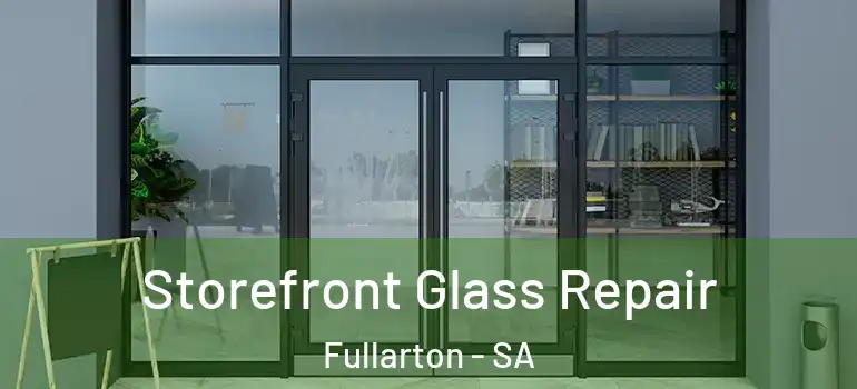 Storefront Glass Repair Fullarton - SA