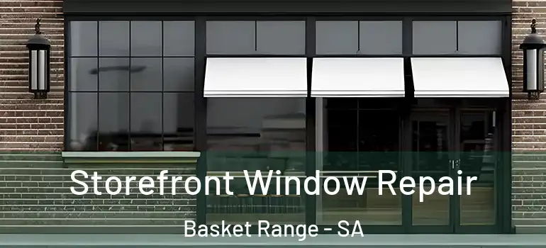 Storefront Window Repair Basket Range - SA
