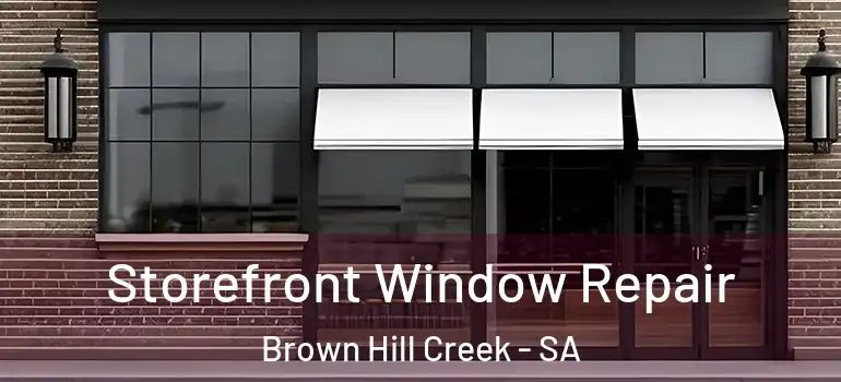 Storefront Window Repair Brown Hill Creek - SA