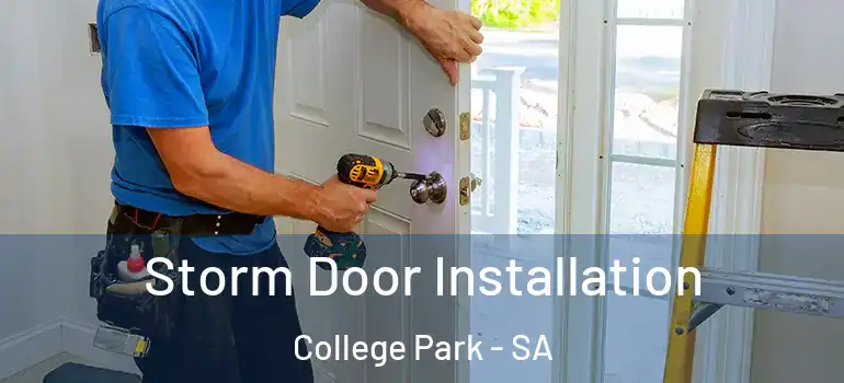  Storm Door Installation College Park - SA