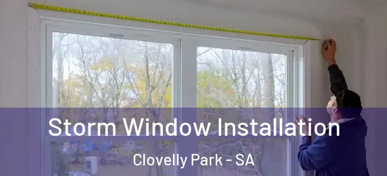  Storm Window Installation Clovelly Park - SA