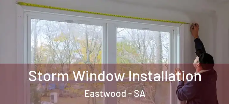  Storm Window Installation Eastwood - SA