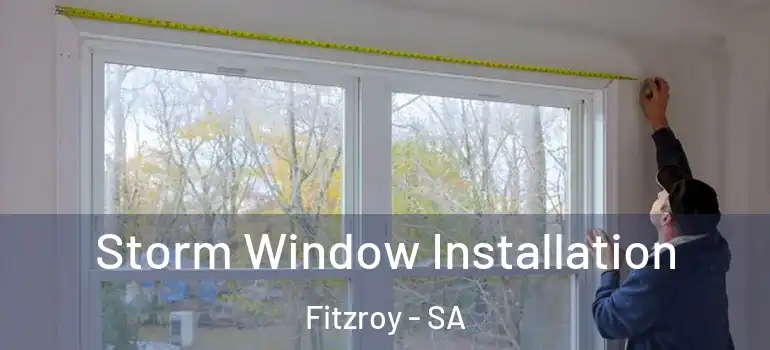 Storm Window Installation Fitzroy - SA