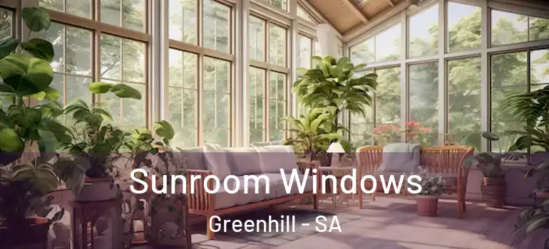 Sunroom Windows Greenhill - SA