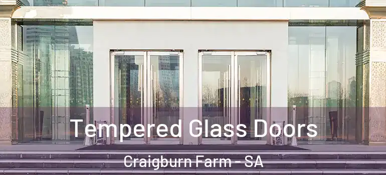 Tempered Glass Doors Craigburn Farm - SA