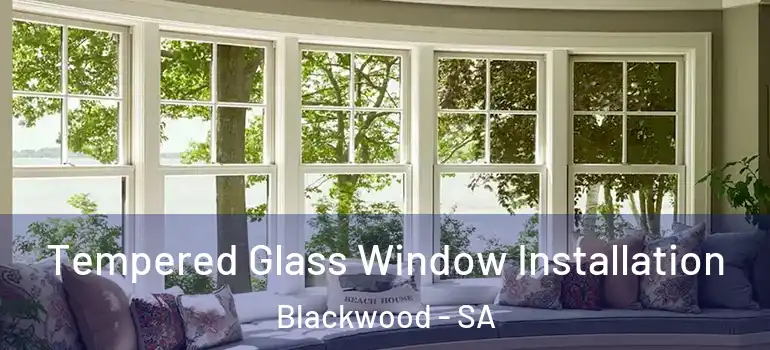 Tempered Glass Window Installation Blackwood - SA