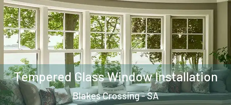Tempered Glass Window Installation Blakes Crossing - SA