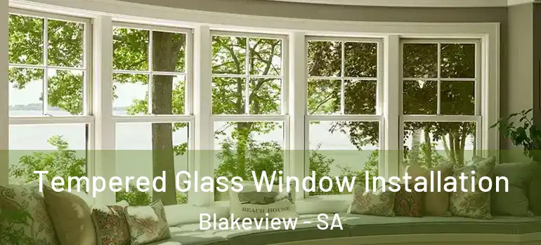 Tempered Glass Window Installation Blakeview - SA