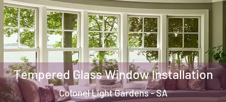 Tempered Glass Window Installation Colonel Light Gardens - SA