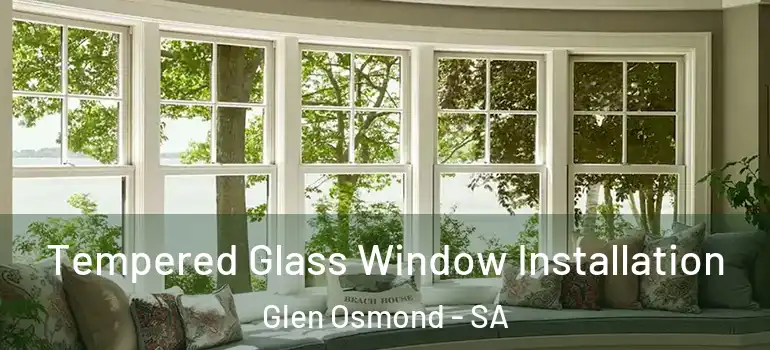 Tempered Glass Window Installation Glen Osmond - SA