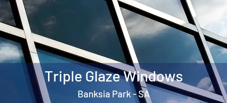  Triple Glaze Windows Banksia Park - SA
