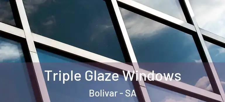  Triple Glaze Windows Bolivar - SA