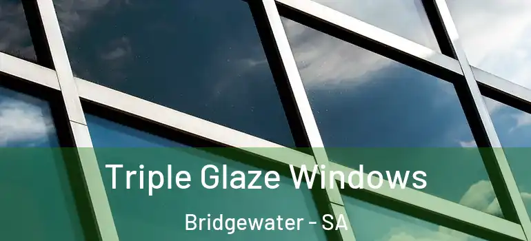 Triple Glaze Windows Bridgewater - SA