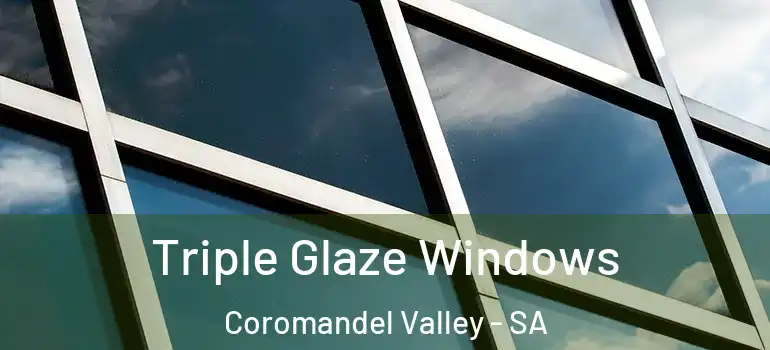 Triple Glaze Windows Coromandel Valley - SA