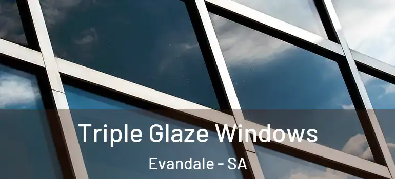  Triple Glaze Windows Evandale - SA