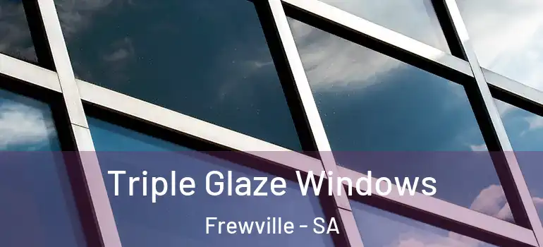 Triple Glaze Windows Frewville - SA