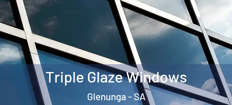  Triple Glaze Windows Glenunga - SA
