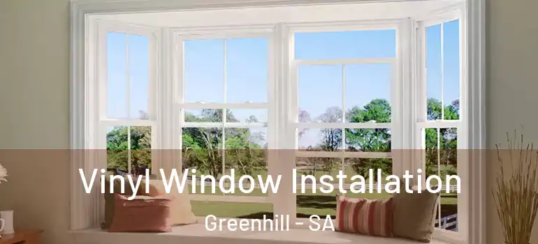 Vinyl Window Installation Greenhill - SA