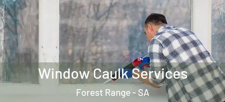 Window Caulk Services Forest Range - SA