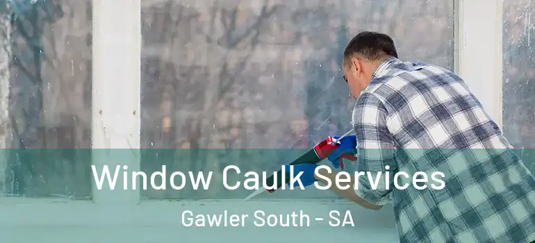 Window Caulk Services Gawler South - SA