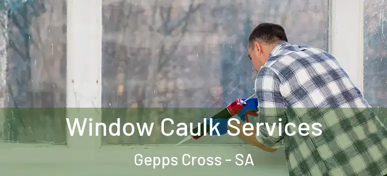 Window Caulk Services Gepps Cross - SA