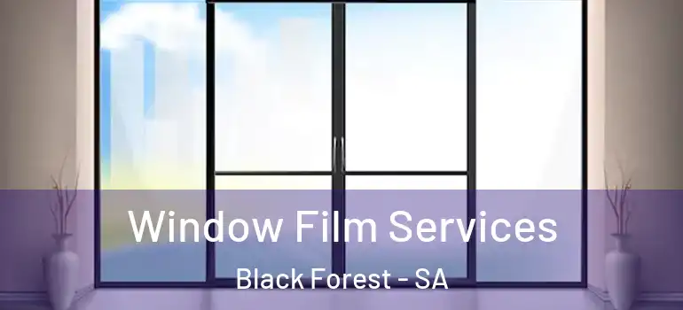 Window Film Services Black Forest - SA
