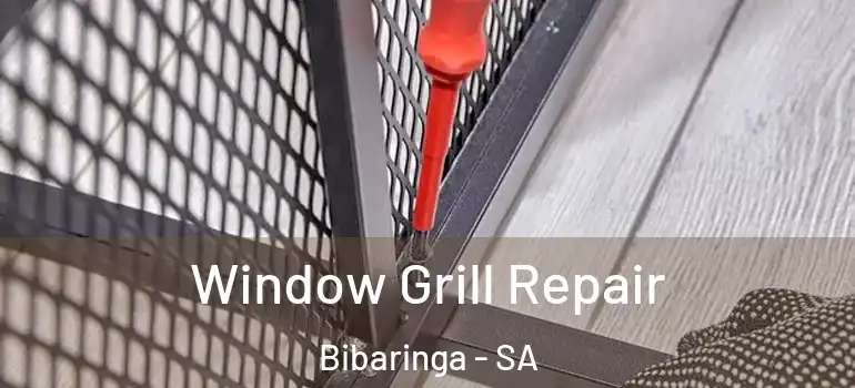Window Grill Repair Bibaringa - SA