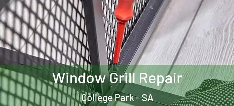 Window Grill Repair College Park - SA