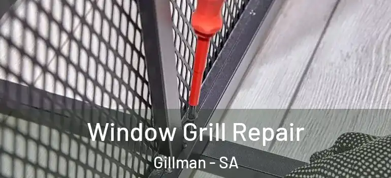 Window Grill Repair Gillman - SA