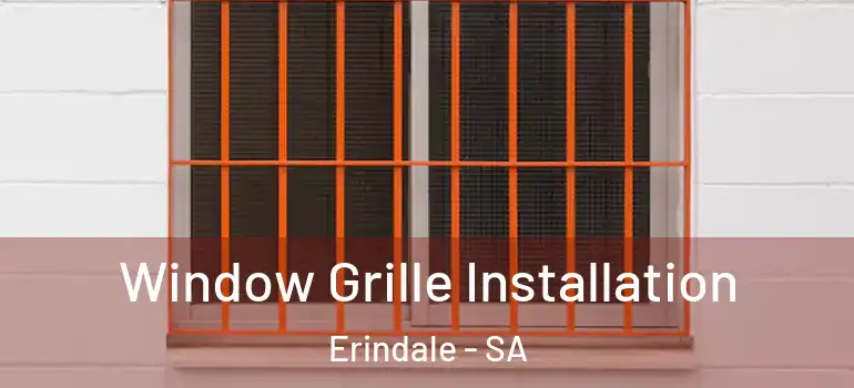  Window Grille Installation Erindale - SA