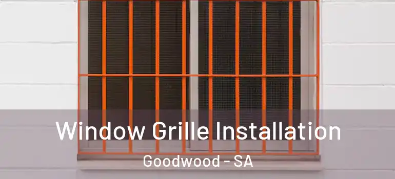 Window Grille Installation Goodwood - SA