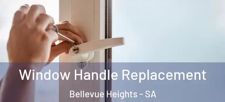 Window Handle Replacement Bellevue Heights - SA